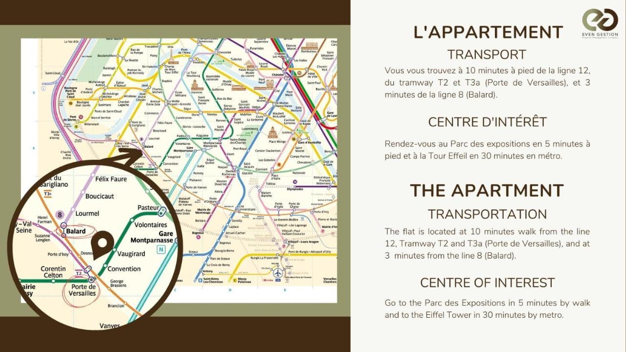 New Duplex 6Pers#Paris Expo#Porte De Versailles 외부 사진